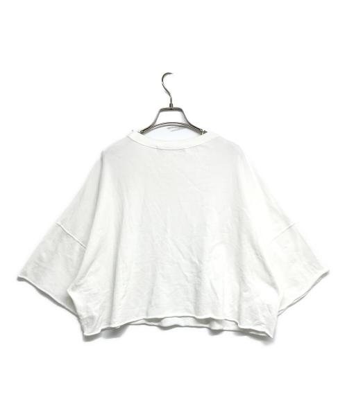 FRAMeWORK（フレームワーク）FRAMeWORK (フレームワーク) ショートSWEATハーフスリーブ 24-070-220-7820-2-0 ホワイト サイズ:FREEの古着・服飾アイテム