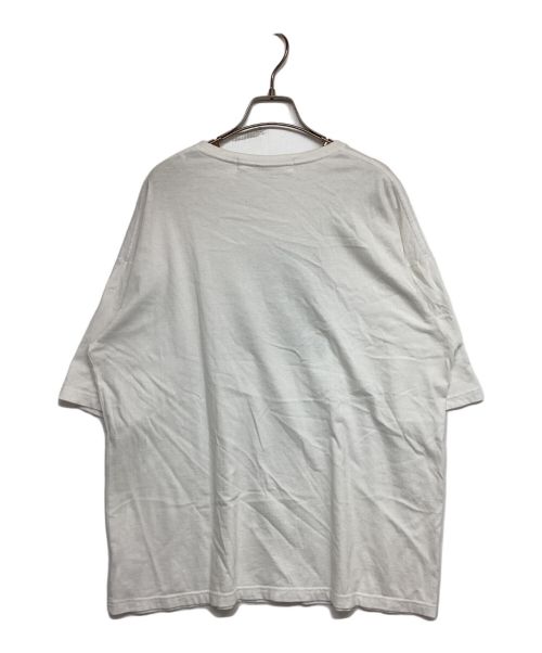 GROUND Y（グラウンドワイ）GROUND Y (グラウンドワイ) プリントカットソー GA-T71-076 ホワイト サイズ:4の古着・服飾アイテム