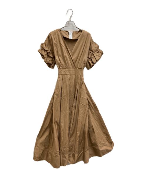 Sov.（ソブ）Sov. (ソブ) LAZER BROD RG カシュクールワンピース 0301-070-212 DOUBLE STANDARD CLOTHING ベージュ サイズ:36の古着・服飾アイテム