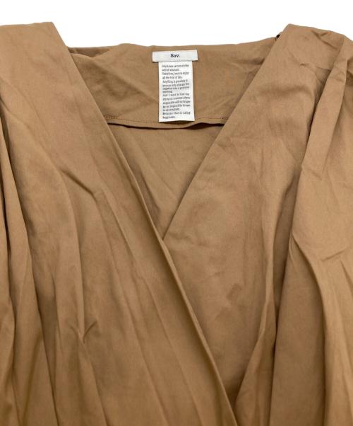 Sov.（ソブ）Sov. (ソブ) LAZER BROD RG カシュクールワンピース 0301-070-212 DOUBLE STANDARD CLOTHING ベージュ サイズ:36の古着・服飾アイテム