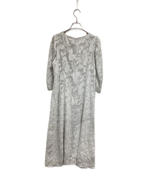 barohoma（バロホマ）barohoma (バロホマ) Chiffon jacquard onepiece  グレー サイズ:表記無しの古着・服飾アイテム
