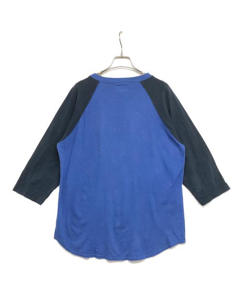 stussy（ステューシー）stussy (ステューシー) ラグランTシャツ　OLDstussy ブルー サイズ:Sの古着・服飾アイテム
