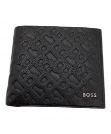 HUGO BOSS（ヒューゴ ボス）の古着「グレインレザーウォレット / 50504275」｜ブラック