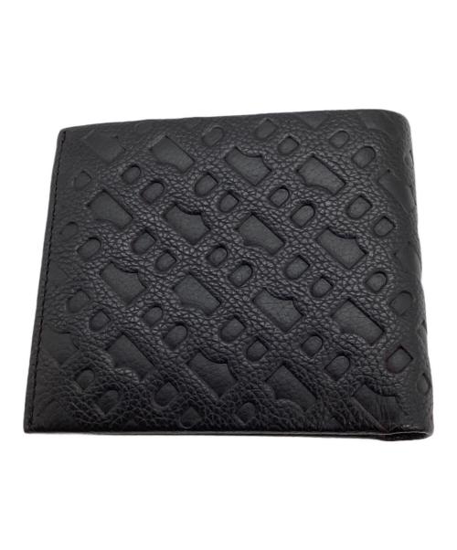 HUGO BOSS（ヒューゴ ボス）HUGO BOSS (ヒューゴ ボス) グレインレザーウォレット / 50504275 ブラックの古着・服飾アイテム