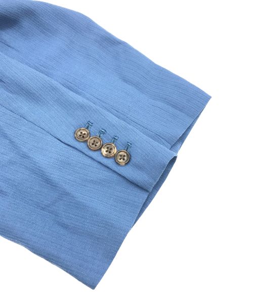 6(ROKU) BEAUTY&YOUTH（ロク ビューティーアンドユース）6(ROKU) BEAUTY&YOUTH (ロク ビューティーアンドユース) DOBBY 2B JACKET 8622-260-0139 ブルー サイズ:36の古着・服飾アイテム