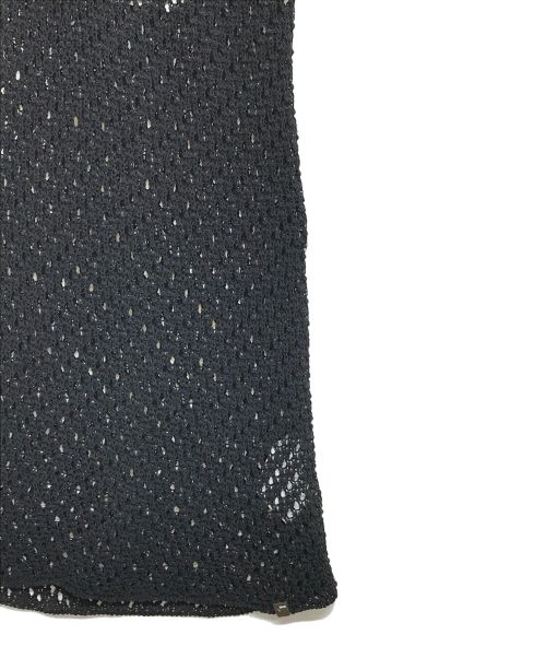 1017 ALYX 9SM（テンセブンティーン アリクス ナインエスエム）1017 ALYX 9SM (アリクス) クロシェ ミニドレス ブラック サイズ:XSの古着・服飾アイテム