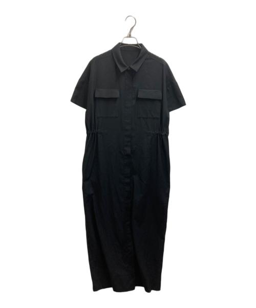 SOEJU（ソージュ）SOEJU (ソージュ) ロングシャツワンピース S-00-OP-012 ブラック サイズ:TALLの古着・服飾アイテム