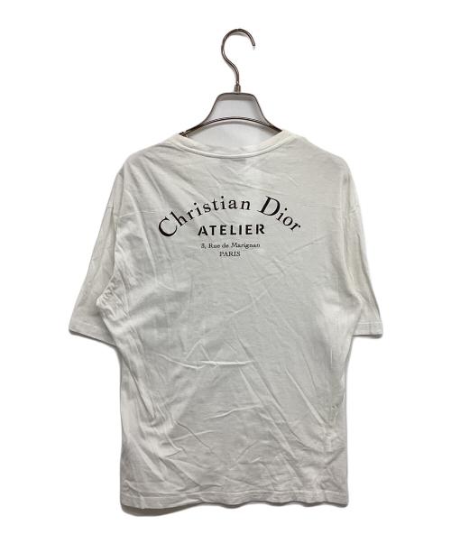 Christian Dior（クリスチャン ディオール）Christian Dior (クリスチャン ディオール) ATELIER LOGO TEE 863J621I2712 ホワイト サイズ:XXSの古着・服飾アイテム