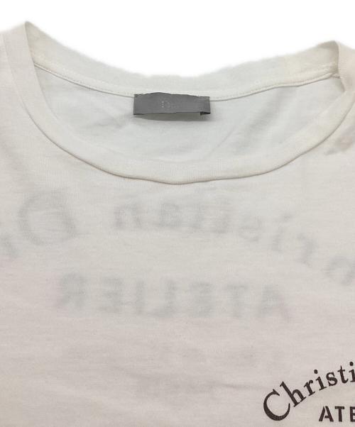 Christian Dior（クリスチャン ディオール）Christian Dior (クリスチャン ディオール) ATELIER LOGO TEE 863J621I2712 ホワイト サイズ:XXSの古着・服飾アイテム