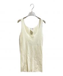 Acne studios（アクネ ストゥディオス）の古着「ノースリーブニット FN-WN-TSHI000114」｜ホワイト