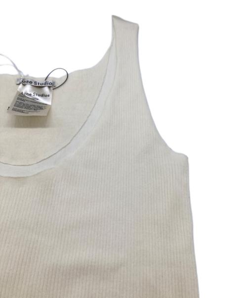 Acne studios（アクネ ストゥディオス）Acne studios (アクネ ストゥディオス) ノースリーブニット FN-WN-TSHI000114 ホワイト サイズ:Sの古着・服飾アイテム