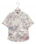 PS Paul Smith（ＰＳポールスミス）の古着「GLOBAL SKETCHBOOK PRINT SHIRT PP-DC-37517 グローバルスケッチブックプリントシャツ」｜ピンク