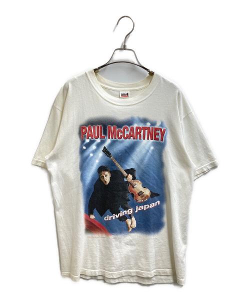 anvil（アンヴィル）anvil (アンヴィル) PAUL McCARTNEY / ポールマッカートニー / 00s / 2002年 / driving japan ツアー Tシャツ ホワイト サイズ:Mの古着・服飾アイテム