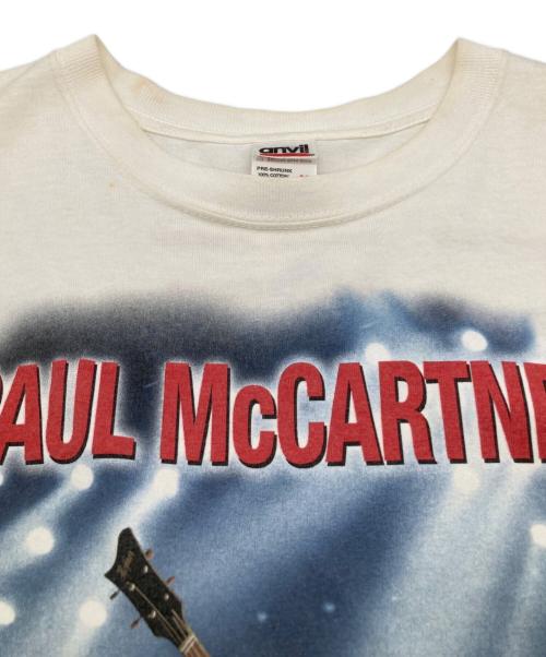 anvil（アンヴィル）anvil (アンヴィル) PAUL McCARTNEY / ポールマッカートニー / 00s / 2002年 / driving japan ツアー Tシャツ ホワイト サイズ:Mの古着・服飾アイテム