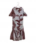 Vivienne Westwood RED LABELヴィヴィアンウエストウッドレッドレーベル）の古着「ブラウスワンピース」｜ホワイト×レッド