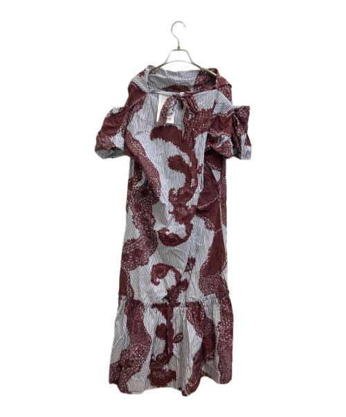 Vivienne Westwood RED LABEL（ヴィヴィアンウエストウッドレッドレーベル）Vivienne Westwood RED LABEL (ヴィヴィアンウエストウッドレッドレーベル) ブラウスワンピース ホワイト×レッド サイズ:00 未使用品の古着・服飾アイテム