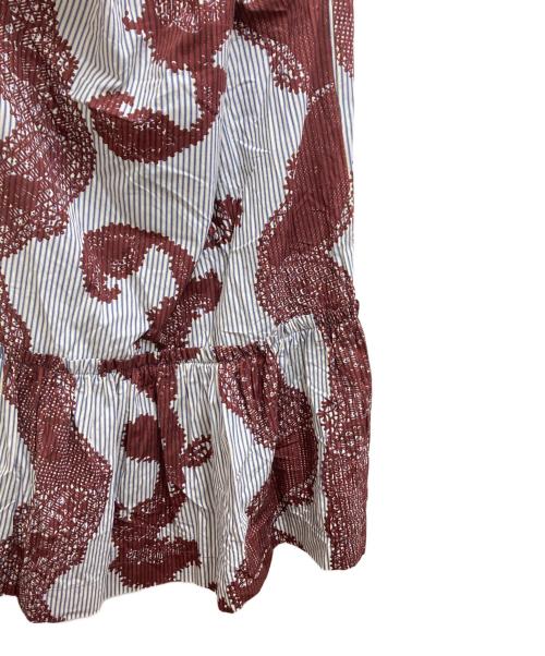 Vivienne Westwood RED LABEL（ヴィヴィアンウエストウッドレッドレーベル）Vivienne Westwood RED LABEL (ヴィヴィアンウエストウッドレッドレーベル) ブラウスワンピース ホワイト×レッド サイズ:00 未使用品の古着・服飾アイテム