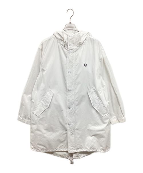 FRED PERRY（フレッドペリー）FRED PERRY (フレッドペリー) フィッシュテールパーカ ホワイト サイズ:Mの古着・服飾アイテム