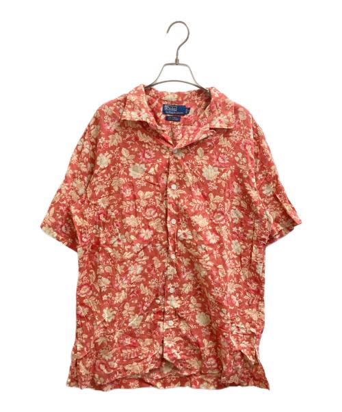 POLO RALPH LAUREN（ポロ・ラルフローレン）POLO RALPH LAUREN (ポロ・ラルフローレン) オープンカラーシャツ HS-RL-CS3869 COLDWELL レッド サイズ:Mの古着・服飾アイテム