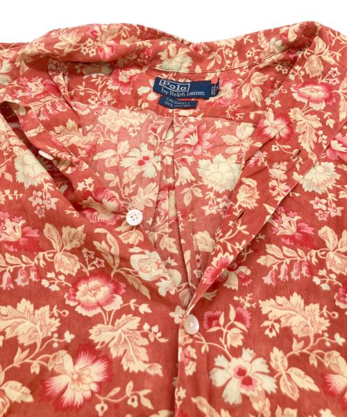 POLO RALPH LAUREN（ポロ・ラルフローレン）POLO RALPH LAUREN (ポロ・ラルフローレン) オープンカラーシャツ HS-RL-CS3869 COLDWELL レッド サイズ:Mの古着・服飾アイテム