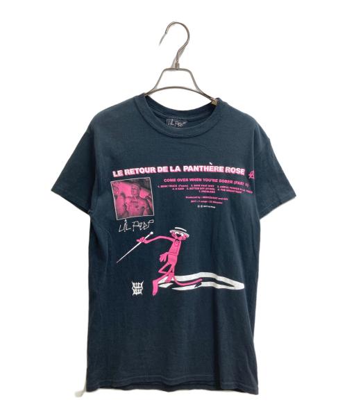 alien body（エイリアン ボディ）alien body (エイリアン ボディ) lil peep (リルピープ) Return of the Pink Panther Remix tee ブラック サイズ:Sの古着・服飾アイテム