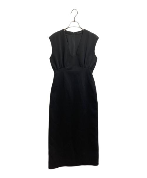 anuans（アニュアンス）anuans (アニュアンス) サイドギャザーデザインジャンスカ 1523430335-0 ネイビー サイズ:Mの古着・服飾アイテム