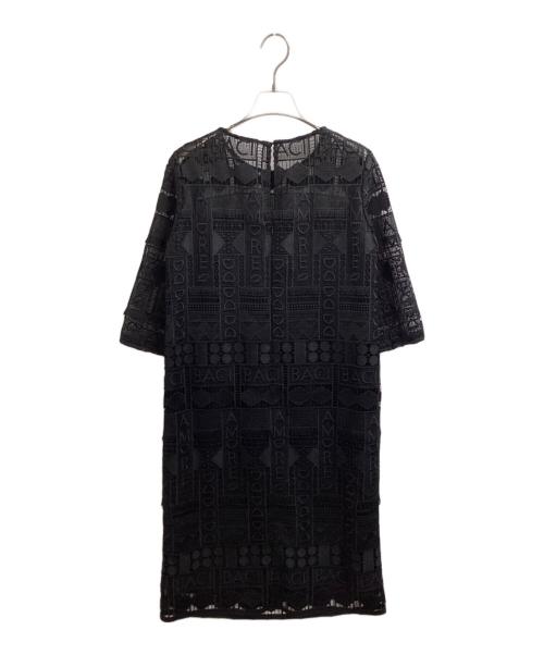 GRACE CONTINENTAL（（グレースコンチネンタル）GRACE CONTINENTAL (（グレースコンチネンタル) レタードレースワンピース ブラック サイズ:Sの古着・服飾アイテム