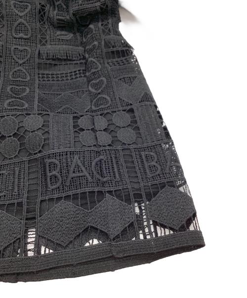 GRACE CONTINENTAL（（グレースコンチネンタル）GRACE CONTINENTAL (（グレースコンチネンタル) レタードレースワンピース ブラック サイズ:Sの古着・服飾アイテム