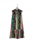 GRACE CLASSグレースクラス）の古着「マリンプリントボウタイワンピース / marine print bow tie one piece / 0220331018」｜マルチカラー