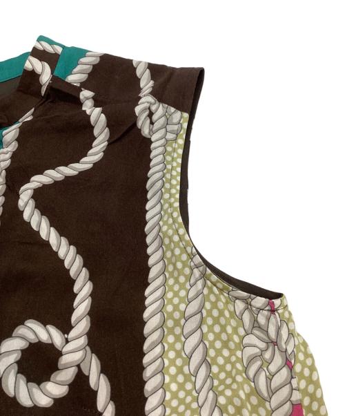 GRACE CLASS（グレースクラス）GRACE CLASS (グレースクラス) マリンプリントボウタイワンピース / marine print bow tie one piece / 0220331018 マルチカラー サイズ:Sの古着・服飾アイテム