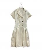 GRACE CLASSグレースクラス）の古着「リネンタッチミリタリーワンピース / 0222231308」｜アイボリー