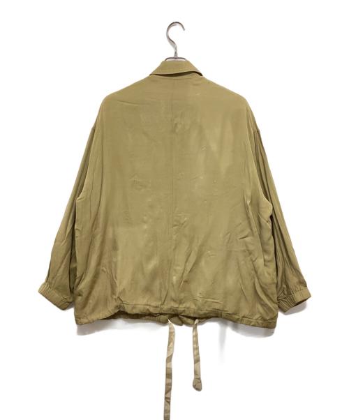 whowhat（フーワット）whowhat (フーワット) レーヨンジャケット ベージュ サイズ:Mの古着・服飾アイテム