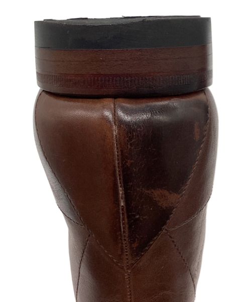 SCOTCH GRAIN（スコッチグレイン）SCOTCH GRAIN (スコッチグレイン) spider チャッカブーツ すみだモダン認証モデル ST-634 ブラウン サイズ: 23 1/2EEの古着・服飾アイテム