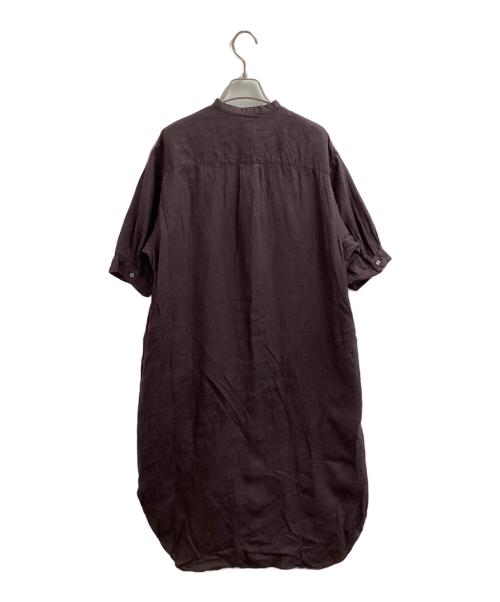 Honnete（オネット）Honnete (オネット) リネンシャツワンピース / linen shirt one piece ブラウン サイズ:FREEの古着・服飾アイテム