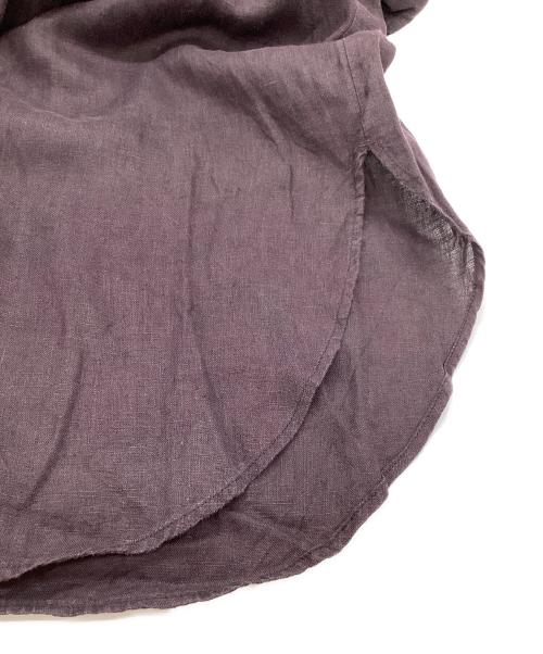 Honnete（オネット）Honnete (オネット) リネンシャツワンピース / linen shirt one piece ブラウン サイズ:FREEの古着・服飾アイテム