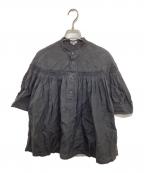 SCYEサイ）の古着「高密度リネンブラウス　1219-31029」｜ブラック