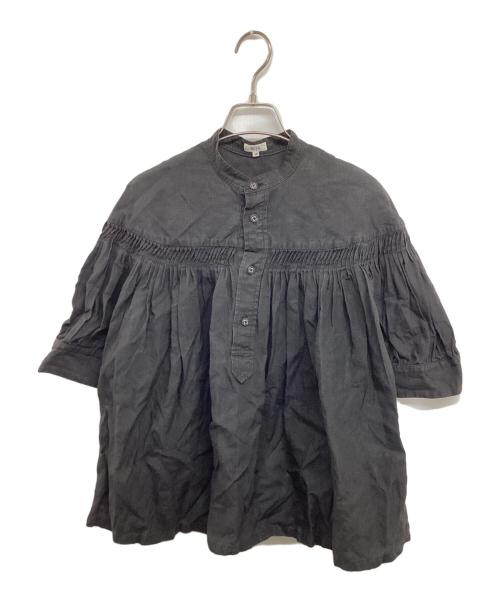 SCYE（サイ）SCYE (サイ) 高密度リネンブラウス　1219-31029 ブラック サイズ:Mの古着・服飾アイテム