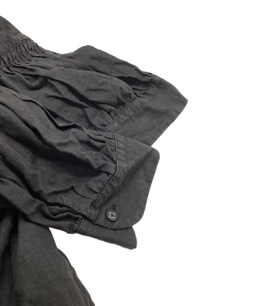SCYE（サイ）SCYE (サイ) 高密度リネンブラウス　1219-31029 ブラック サイズ:Mの古着・服飾アイテム