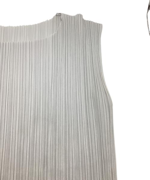 PLEATS PLEASE（プリーツプリーズ）PLEATS PLEASE (プリーツプリーズ) プリーツブラウス PP72-JK603 ライトグレー サイズ:Lの古着・服飾アイテム
