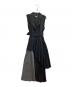 Lumier（リュミエ）の古着「ASYMMETRY GILET DRESS 44314-3JM」｜ブラック
