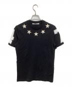 GIVENCHYジバンシィ）の古着「スターパッチナンバリングTシャツ 16F7221651」｜ブラック