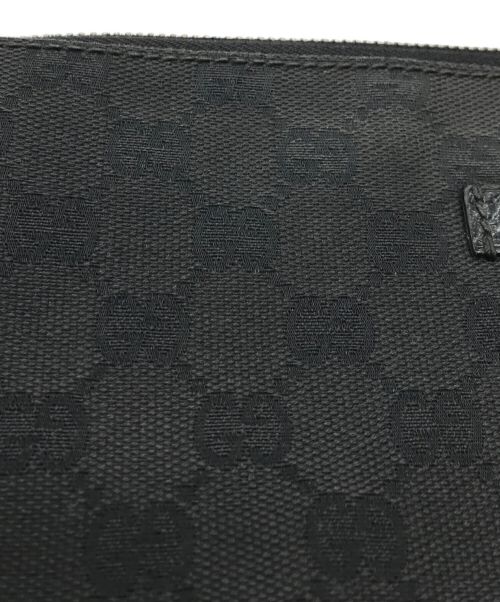 GUCCI（グッチ）GUCCI (グッチ) GGキャンバスショルダーバッグ　114273 ブラックの古着・服飾アイテム