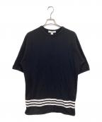 Y-3ワイスリー）の古着「オーバーサイス3ストライフバックロゴTシャツ HG6089」｜ブラック