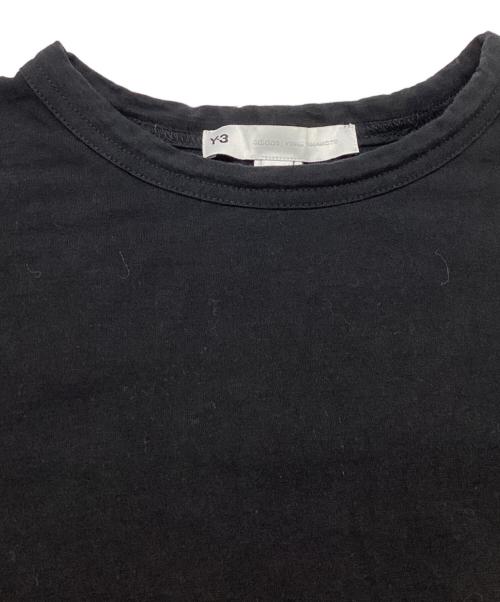 Y-3（ワイスリー）Y-3 (ワイスリー) オーバーサイス3ストライフバックロゴTシャツ HG6089 ブラック サイズ:XSの古着・服飾アイテム