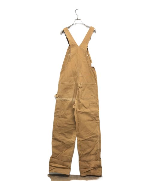 CarHartt（カーハート）CarHartt (カーハート) R01 BIB OVERALL COTTON DUCK ベージュ サイズ:81cm (W32)の古着・服飾アイテム