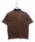 CELINE (セリーヌ) OLD 総柄ポロシャツ ブラウン サイズ:M：8000円