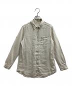 DEUXIEME CLASSEドゥーズィエム クラス）の古着「LINEN ワイヤーウォッシュシャツ / 19050500402010」｜ベージュ
