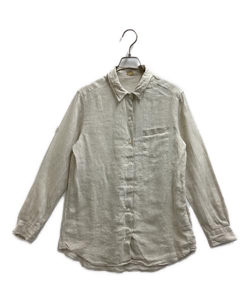 DEUXIEME CLASSE（ドゥーズィエム クラス）DEUXIEME CLASSE (ドゥーズィエム クラス) LINEN ワイヤーウォッシュシャツ / 19050500402010 ベージュ サイズ:FREEの古着・服飾アイテム