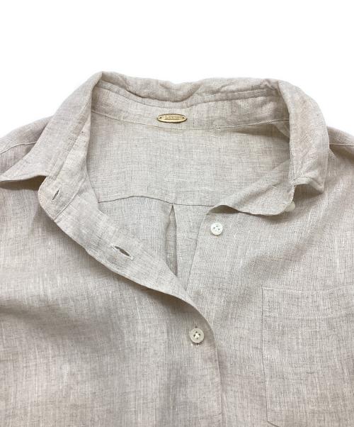 DEUXIEME CLASSE（ドゥーズィエム クラス）DEUXIEME CLASSE (ドゥーズィエム クラス) LINEN ワイヤーウォッシュシャツ / 19050500402010 ベージュ サイズ:FREEの古着・服飾アイテム