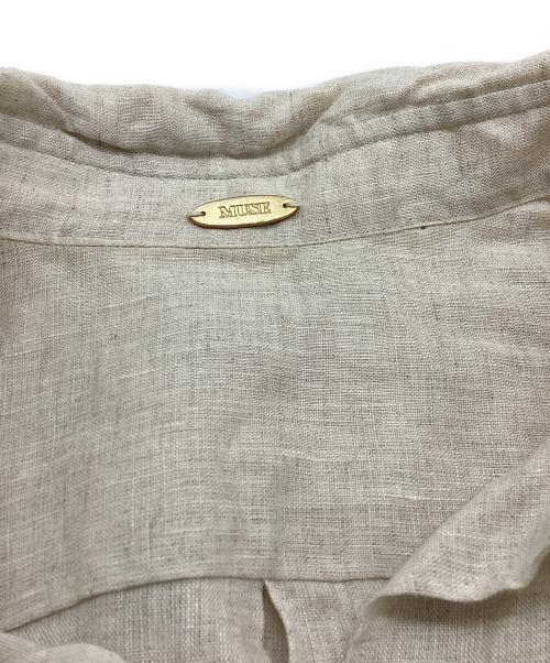 DEUXIEME CLASSE（ドゥーズィエム クラス）DEUXIEME CLASSE (ドゥーズィエム クラス) LINEN ワイヤーウォッシュシャツ / 19050500402010 ベージュ サイズ:FREEの古着・服飾アイテム